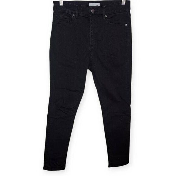 LOFT Women's Petite The Skinny Black Jeans size 4 Petite - 27 - Picture 1 of 8